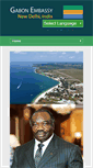Mobile Screenshot of gabonembassynewdelhi.com